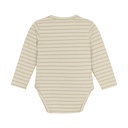 Noppies | Body Navi Longsleeve Stripe Off White