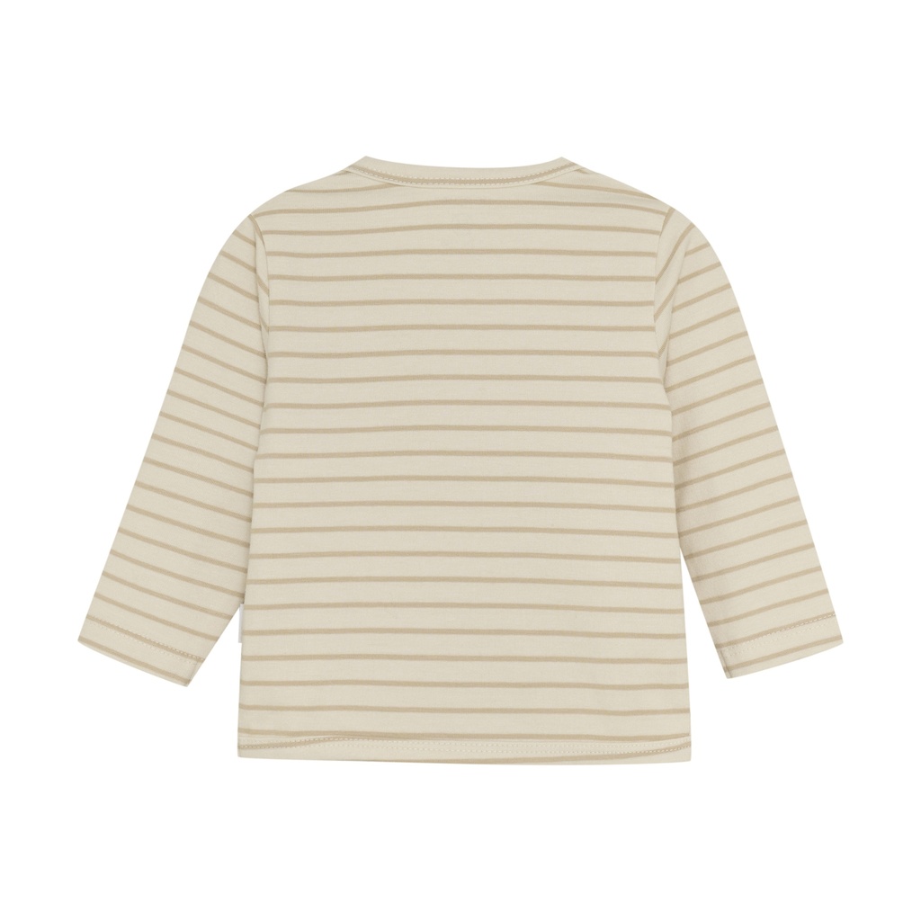 Noppies | T-shirt Nour met Overslag Longsleeve Stripe Off White