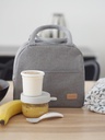 KOELTAS, heather grey, Isothermische Lunch tas, 21.5 x 23 cm, grijs, 5 l