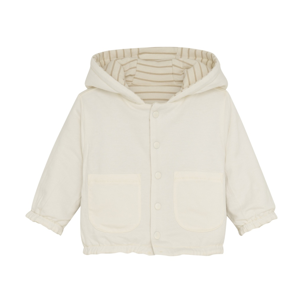 Noppies | Jas Neddie Reversible Stripe Off White