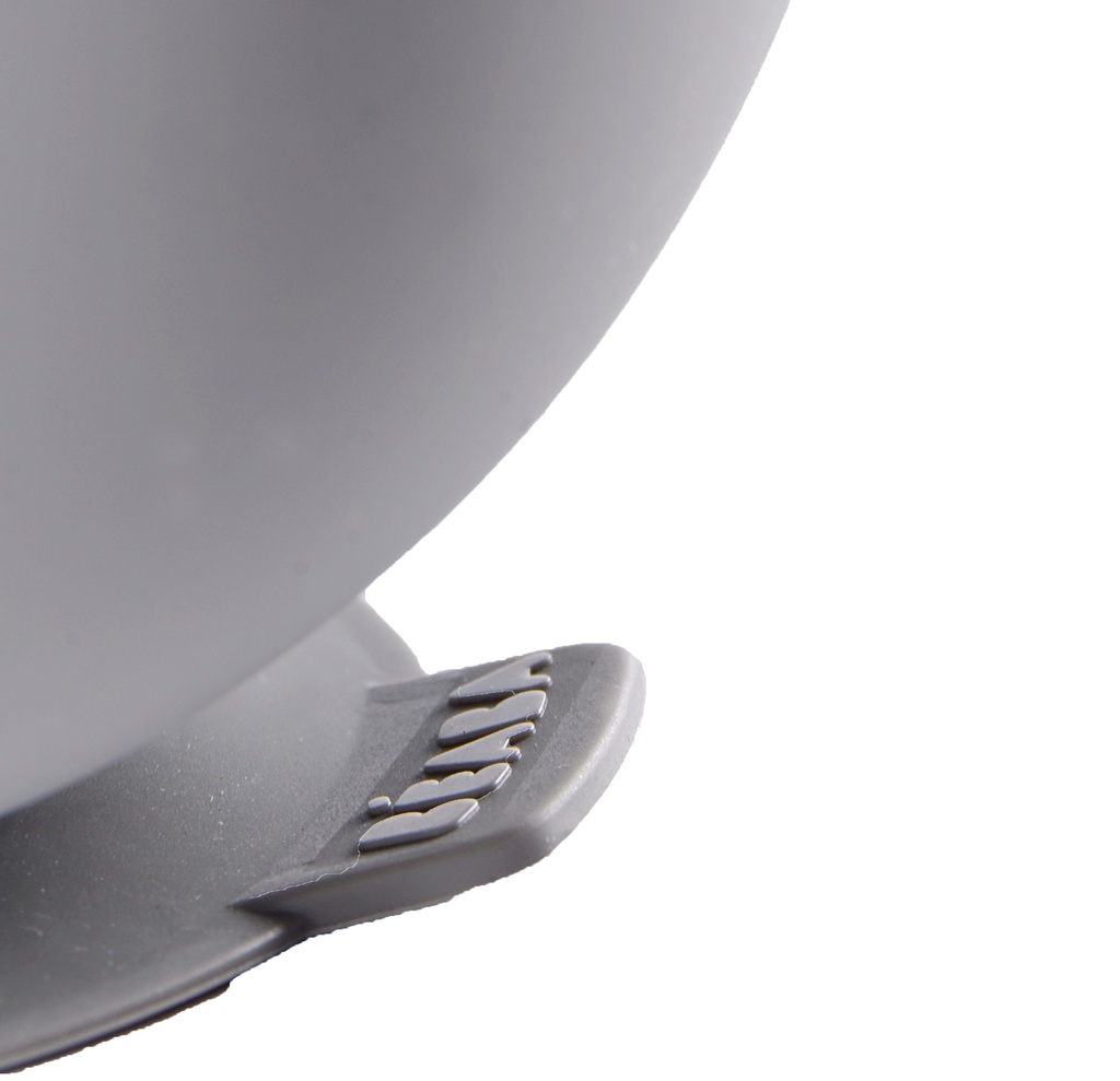 KOM, vierkant, grijs, uni, silicone, met zuignap, 1 stuk(s), bord, 2020