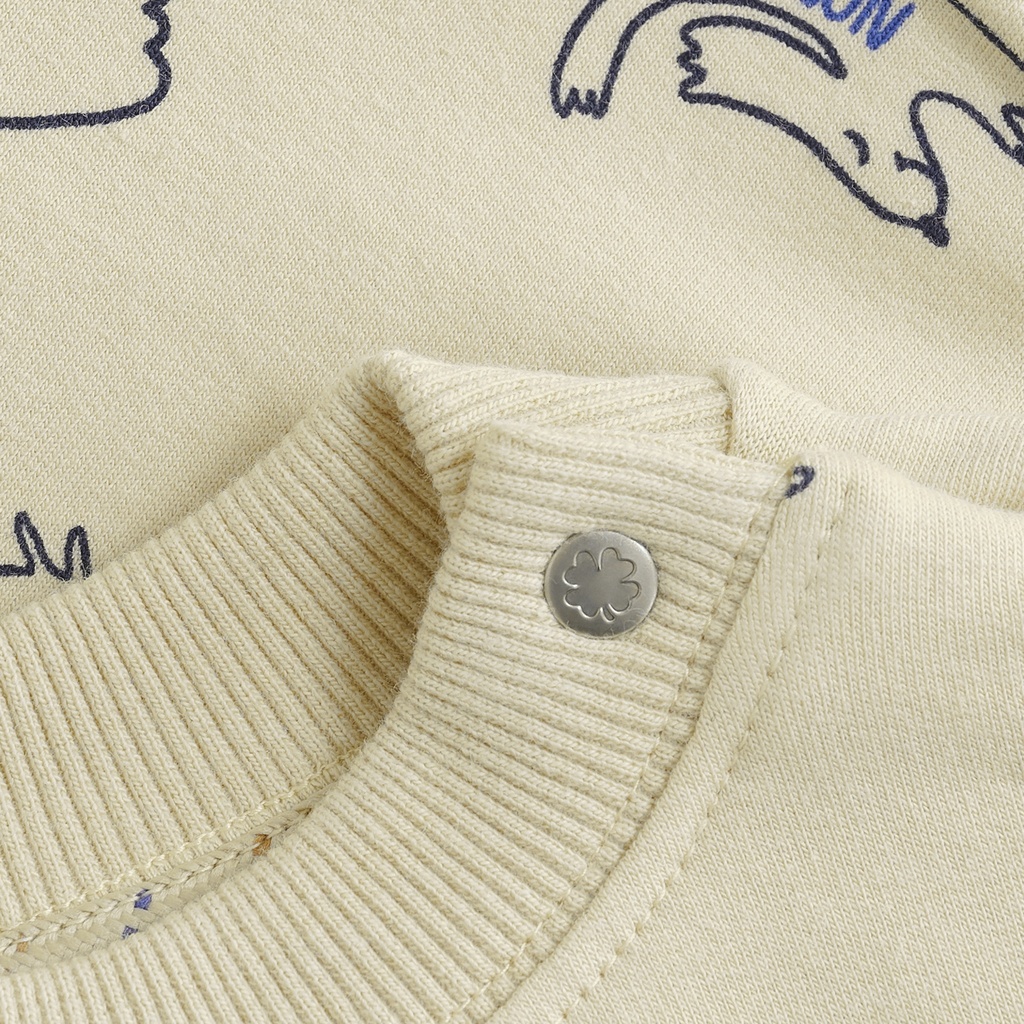 Noppies | Broek Boys Stillwater Animals Off White