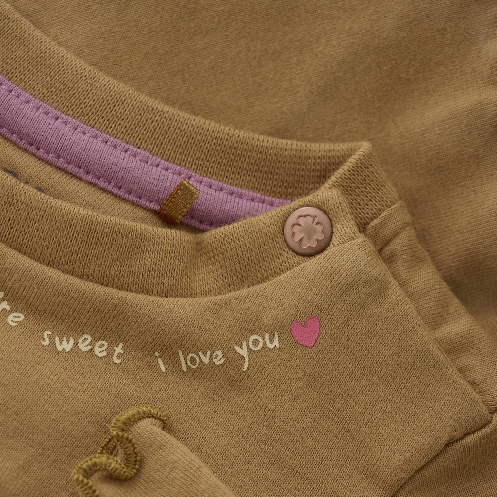 Noppies | T-shirt Girls Tacony Longsleeve Biscuit