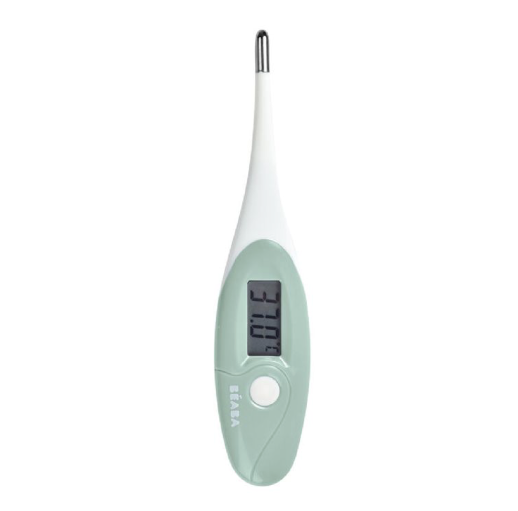 KOORTSTHERMOMETER, digitaal, Thermobip, waterdicht, geluid alarm, LCD scherm, assortiment 4 kleuren, thermometer