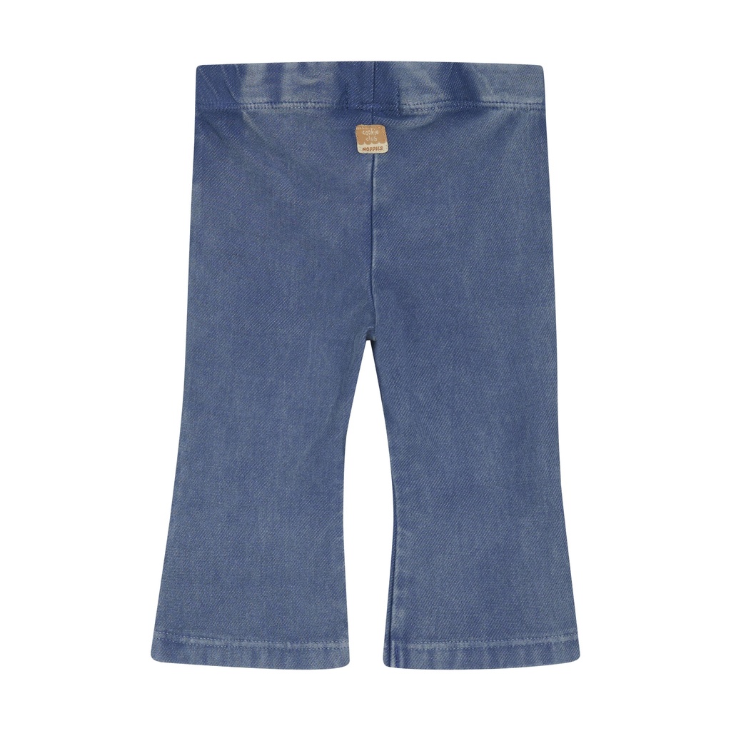 Noppies | Broek Girls Legging Timberville Flared Blue Denim
