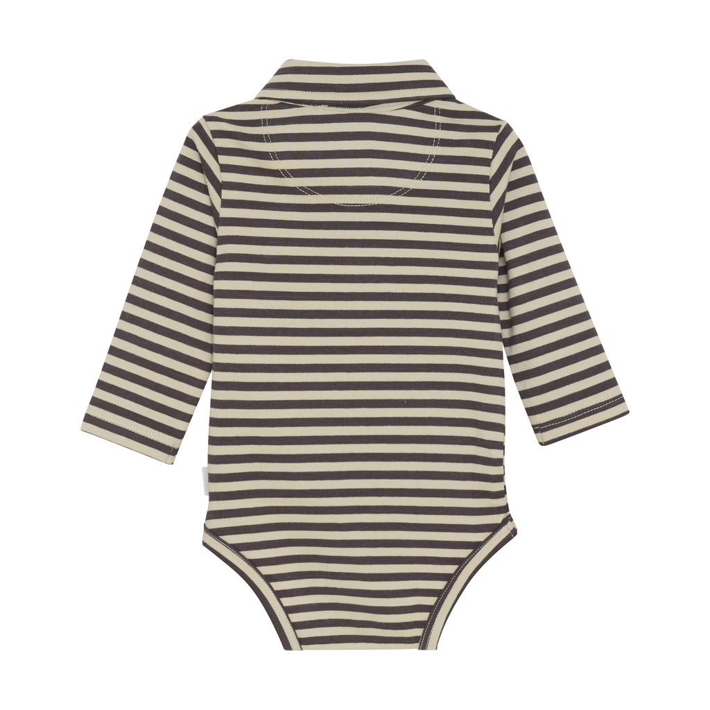 Noppies | Body Boys Spur Stripe Dark Grey