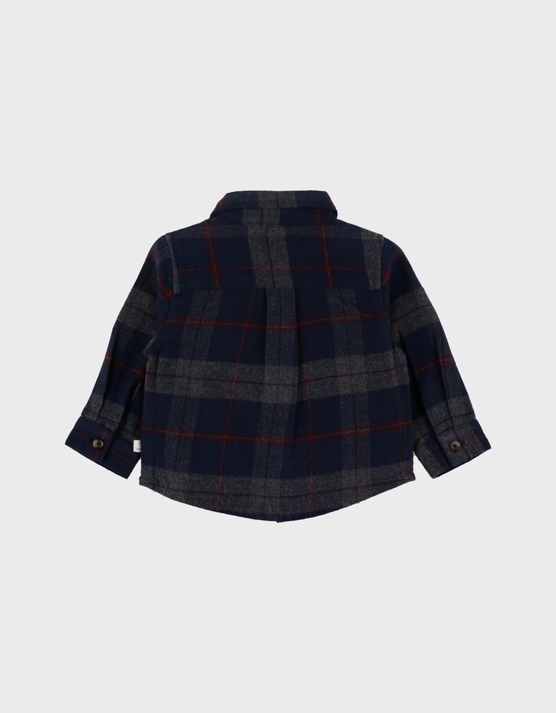 Noukies | Hemd Geruit Blauw