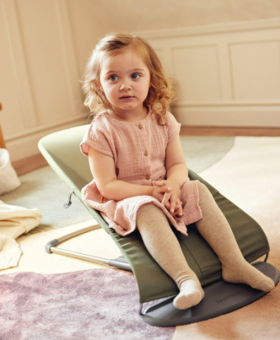 Babybjorn | Relax Bliss woven Classic Quilt Dark green