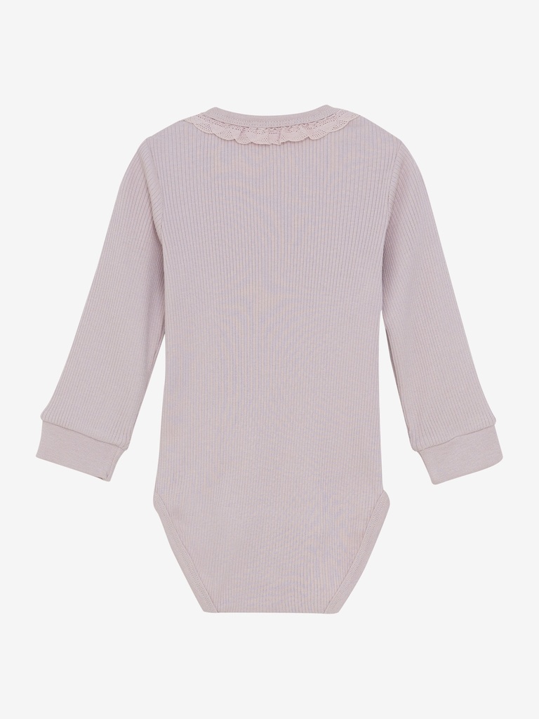 Minymo | Body Girls Longsleeve Shadow Gray