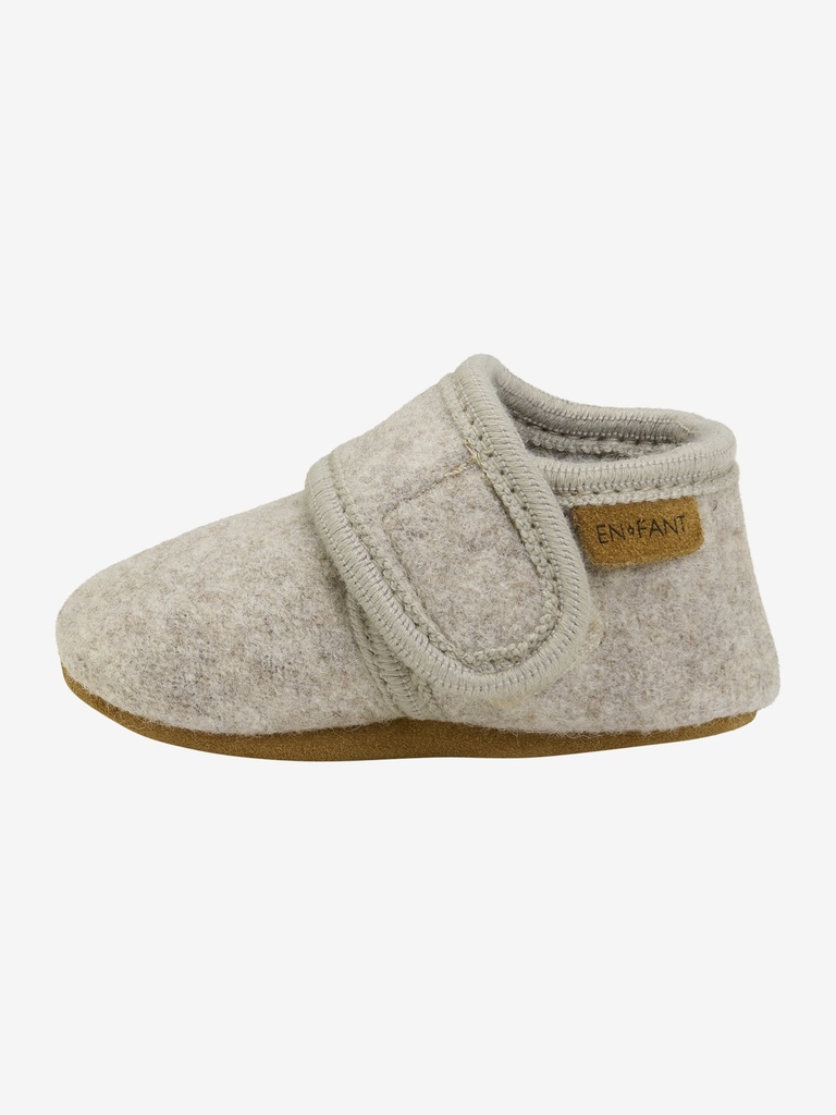 Enfant | Schoenen Baby Wool Slippers Sand Melange