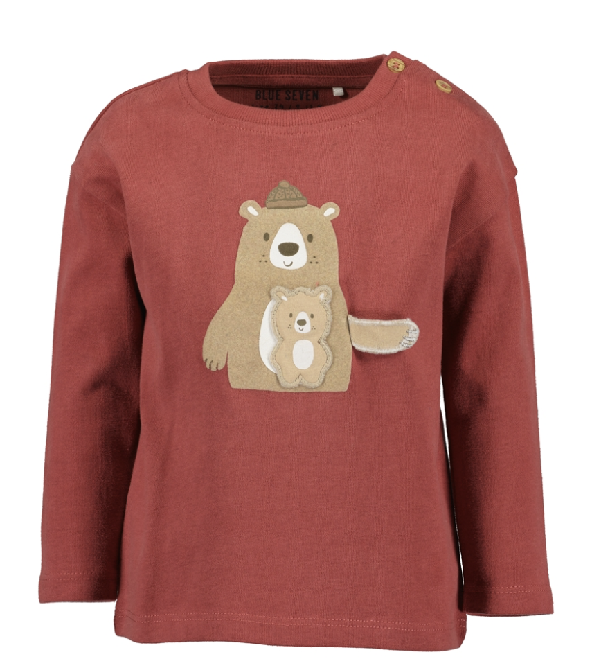 Blue Seven | T-shirt Boys Longsleeve Red