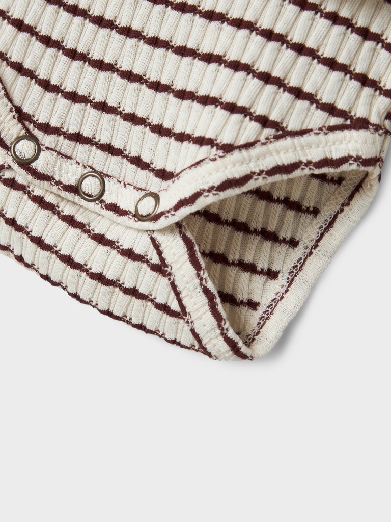 Lil'Atelier | Jurk Girls Nbfosophia Longsleeve Hot Chocolate