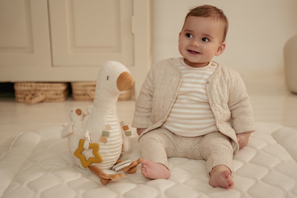Little Dutch | Activiteitenknuffel Little Goose Activity Cuddle Toy 