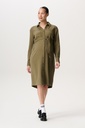 Noppies Maternity | Jurk Vejen Nursing Dark Olive