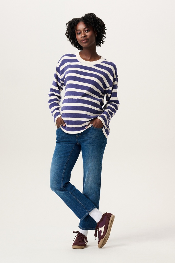 Noppies Maternity | Broek Hawa Straight Ankle Medium Blue Wash