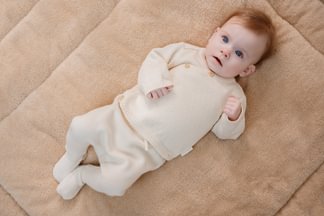 Little Dutch | Gilet Little Goose Off White