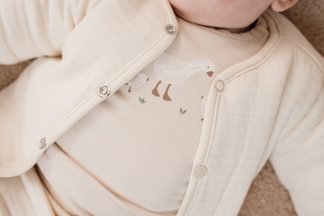 Little Dutch | Gilet Little Goose Reversible Beige