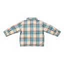 Little Dutch | Hemd Boys Forest Friends Stone Blue Check