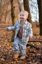 Little Dutch | Hemd Boys Forest Friends Stone Blue Check