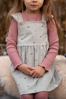 Little Dutch | Jurk Girls Fairy Garden Fairy Green Flower