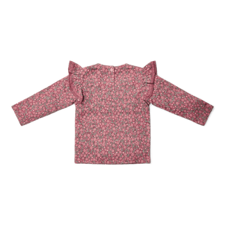 Little Dutch | T-shirt Girls Fairy Garden Longsleeve Rouge Flower