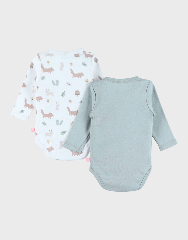 Noukies | Body Lange Mouw Crossover Bosdieren