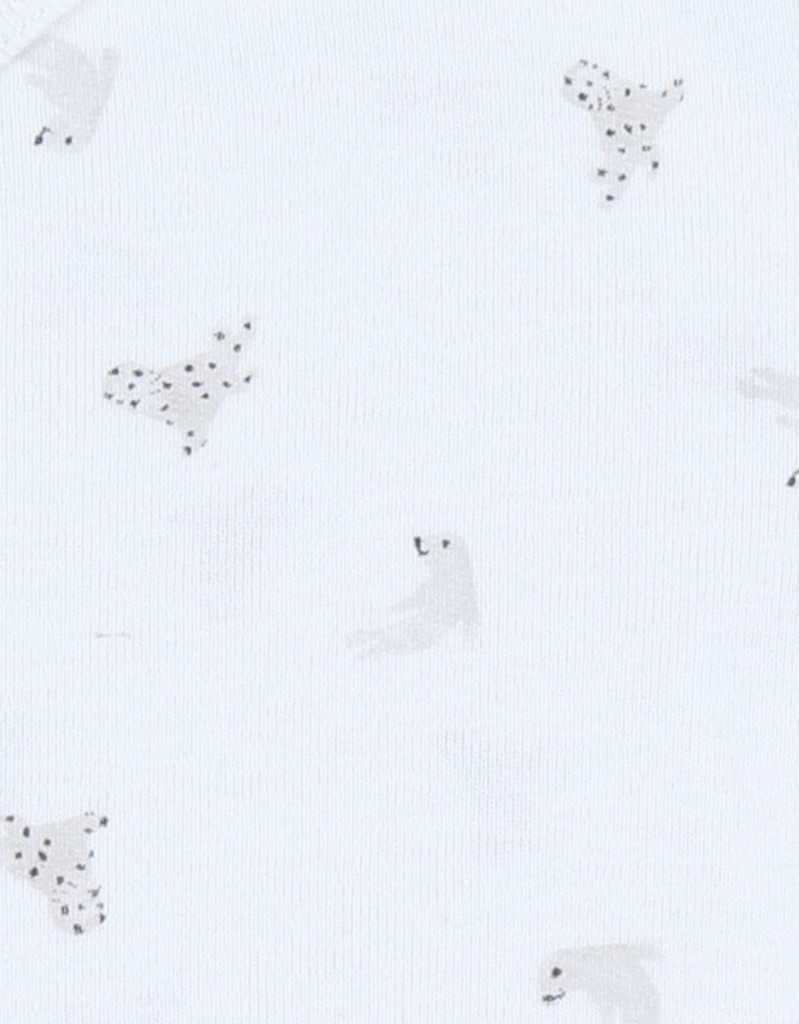 Noukies | Body Newborn Lange Mouw Crossover Wit Kat