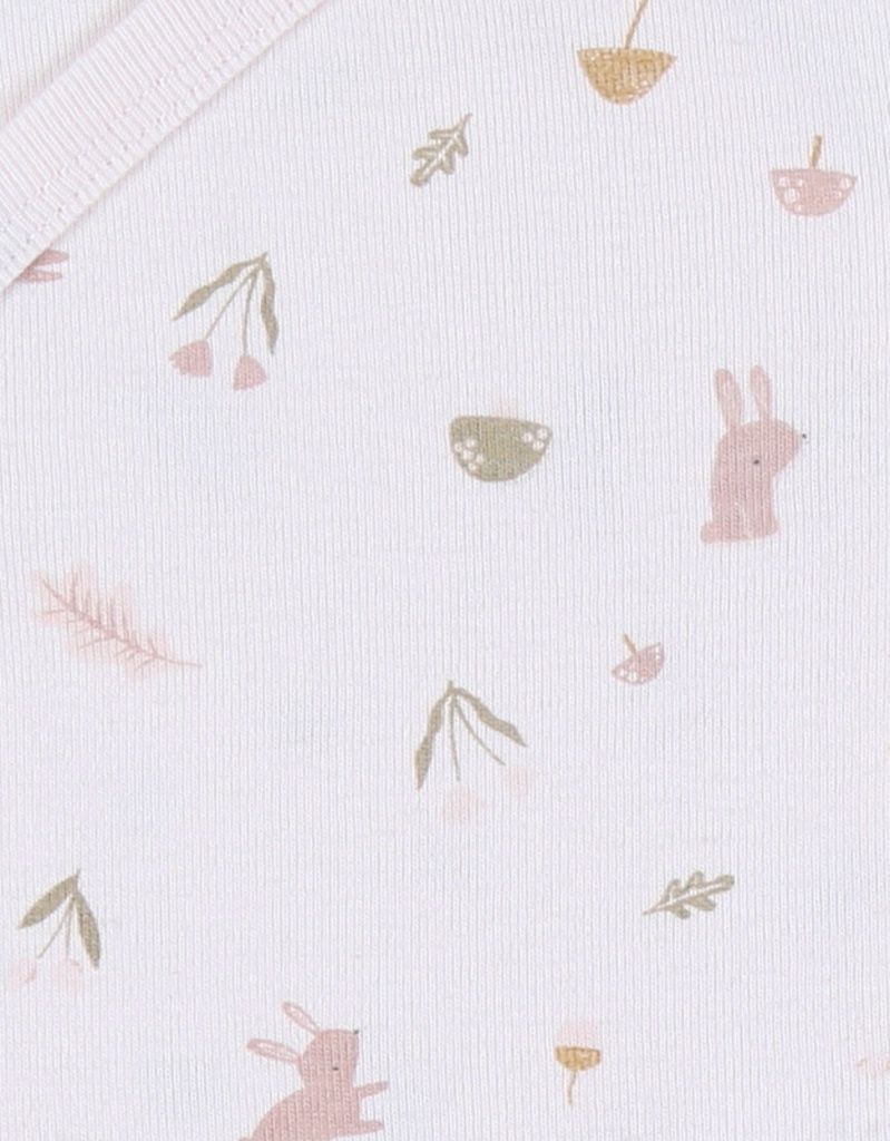 Noukies | Body Autumn Forest Lange Mouw Crossover Roze Konijn