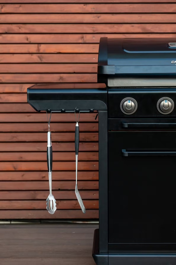 BARBECUE, 4 Series Onyx S, gas, black, zwart, 135 x 64 x 121 cm, 4 branders, zijbrander, Instaclean Aqua, 12 pers