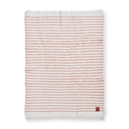 Elodie | Deken Furry Knit Faded Rose