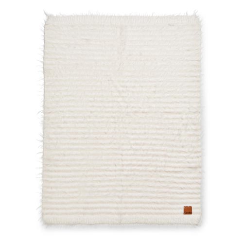 Elodie | Deken Furry Knit Vanilla White