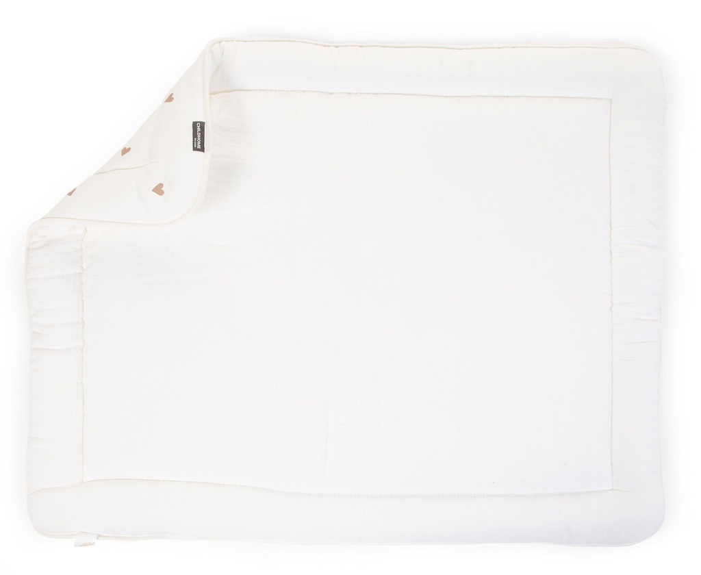 PARKLEGGER, 75x95cm, hearts, all over hartjes motief/uni, jersey/tetra, kadermodel