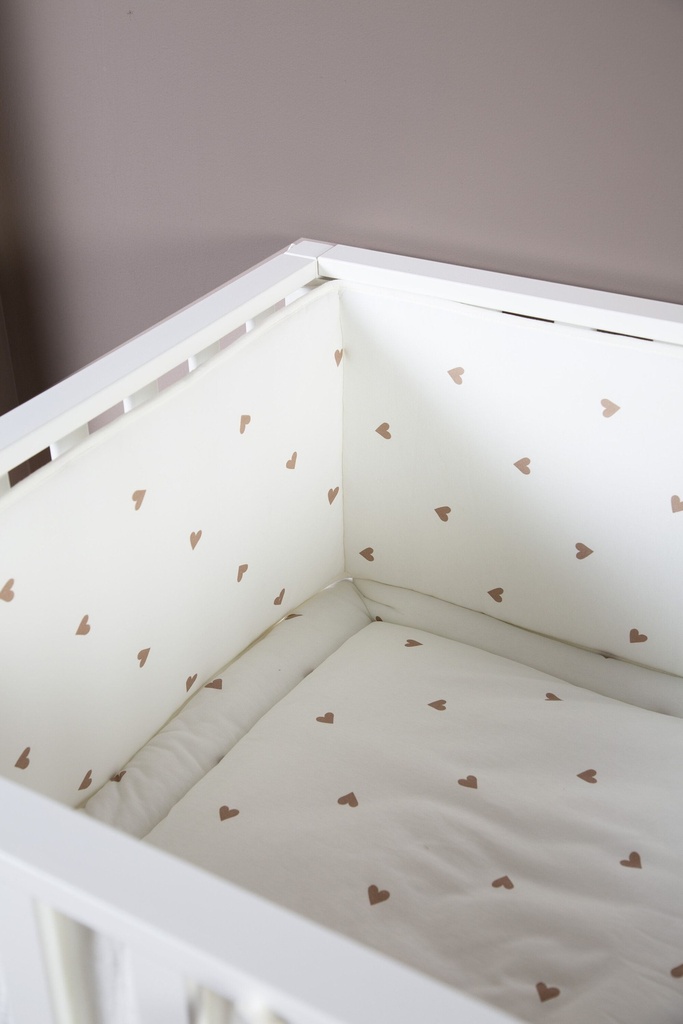 PARKLEGGER, 75x95cm, hearts, all over hartjes motief/uni, jersey/tetra, kadermodel