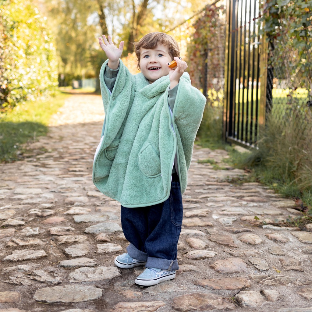 Bemini | Poncho Softy Groen 9-36M