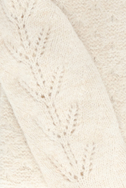 Le Chic | Jurk Girls Saknity Knitted Warm Winter White