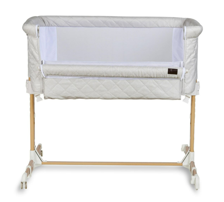 Quax | Co-sleeping wieg Side-By-Side Natural-Clay Quilted Matalasse