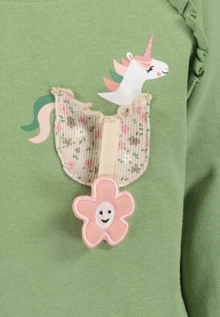 Blue Seven | Pull Girls Green