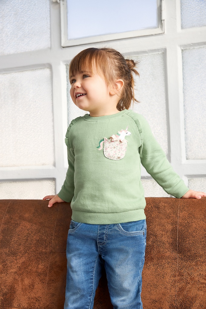 Blue Seven | Pull Girls Green