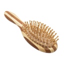 Meyco | Borstel en Kam Bamboe/Geitenhaar Naturel/Walnoot 3-delig