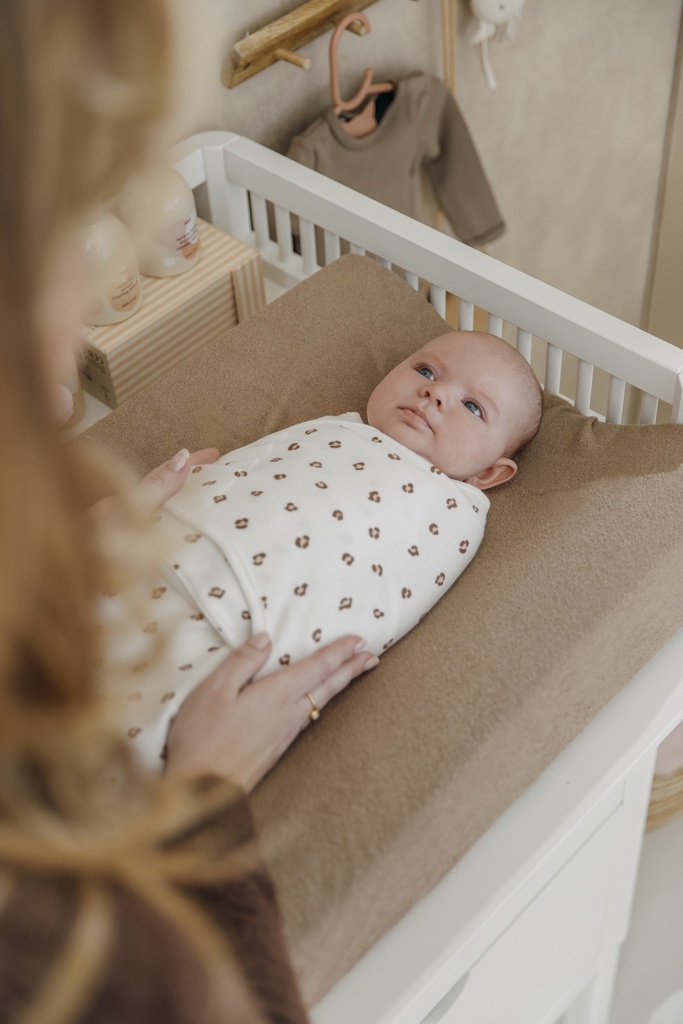 Meyco | Inbakeren Mini Panter Swaddle 1.0TOG Soft Pink 0-3M 2-pack