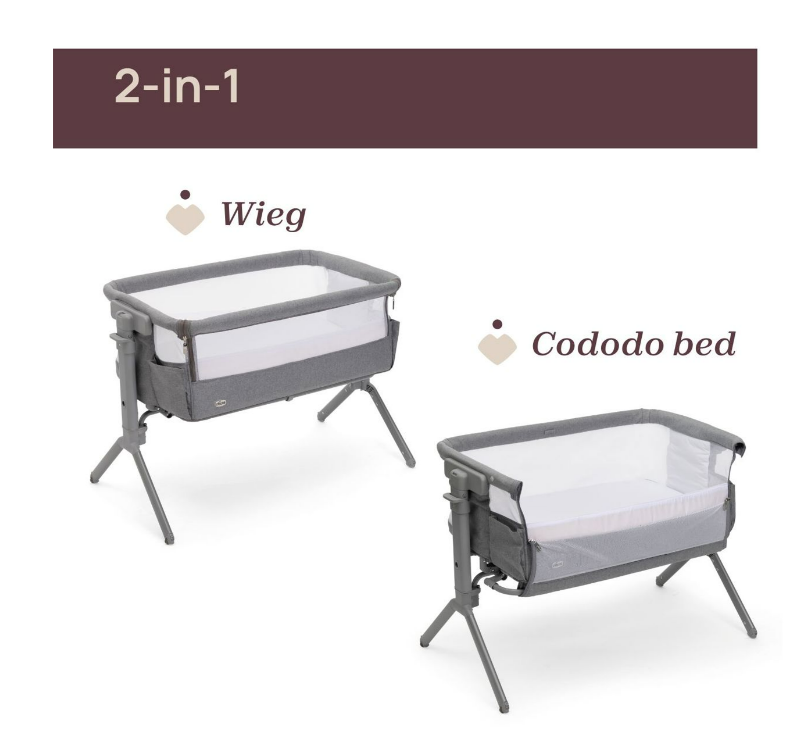 Chicco | Co-Sleeper Next2Me Armonia Steel