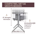 Chicco | Co-Sleeper Next2Me Armonia Steel