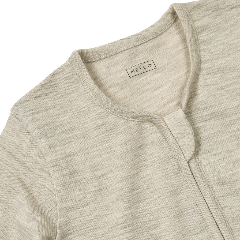 Meyco | Slaapzak Studio Merinowol Lange Mouw Sand 80cm