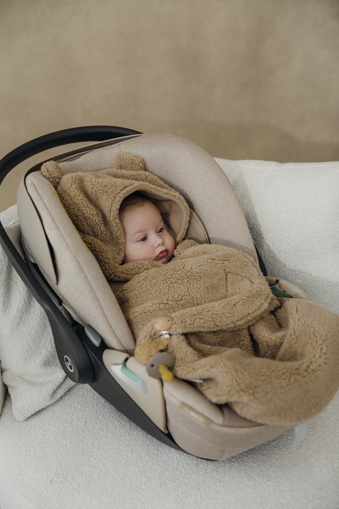 Meyco | Wikkeldeken Teddy Bear Warm Brown