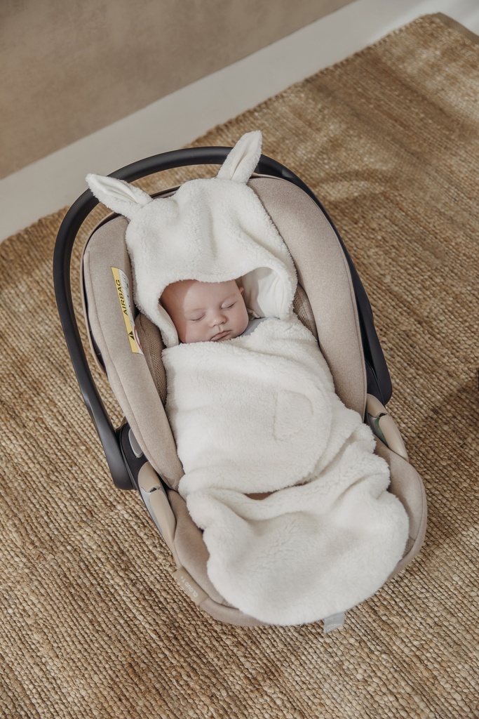 Meyco | Wikkeldeken Teddy Rabbit Naturel
