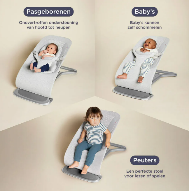 Ergobaby | Relax Evolve Bouncer Light Grey