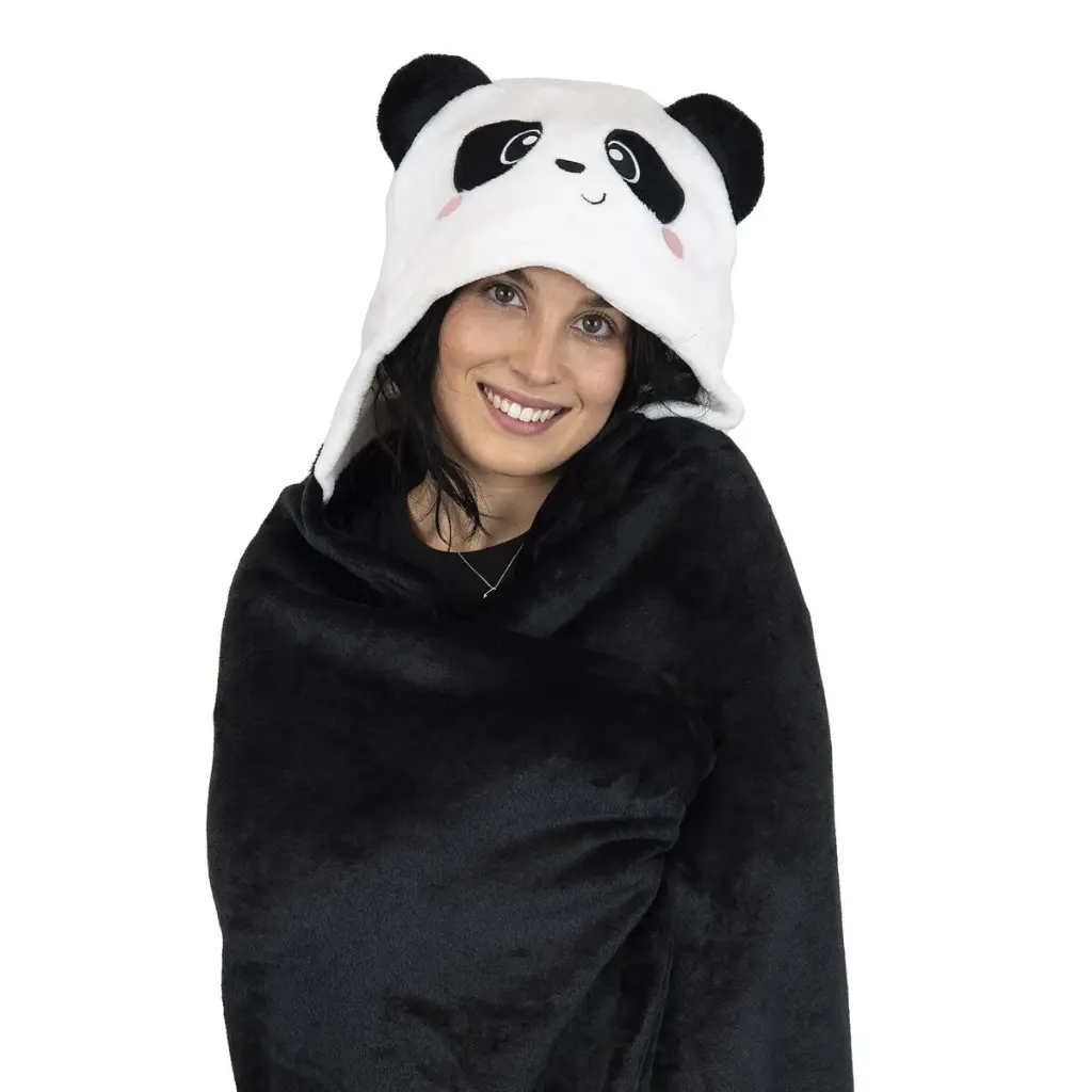 Legami | Deken Panda Cosy Hugs Hooded