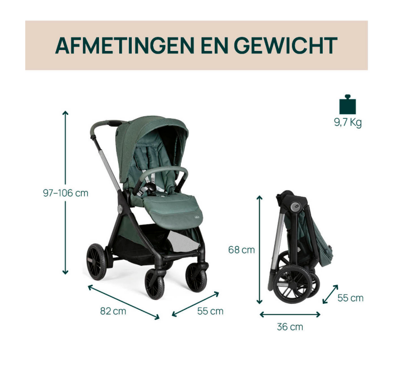 Chicco | Wandelwagen Bellagio Fir Tree