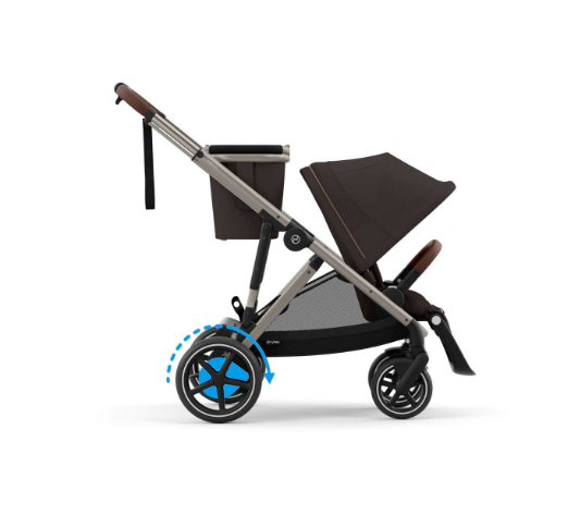 Cybex | Wandelwagen e-Gazelle S Chocolate Brown Frame Taupe