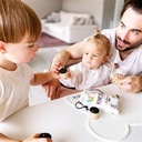 Kneta | Knutselpakket Stempelset Zoodieren Ø3cm 6-pack